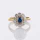 Saphir-Brillant Ring. - photo 1