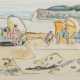 Ivo Hauptmann (Erkner 1886 - Hamburg 1973). Am Strand von Hiddensee. - photo 1
