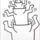 Keith Haring (Reading/Pennsylvania 1958 - New York 1990). Figuren. - photo 1