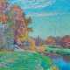 Ernst Eitner (Hamburg 1867 - Hamburg 1955). Herbsttag an der Alster. - photo 1
