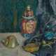 Ernst Eitner (Hamburg 1867 - Hamburg 1955). Stillleben mit Muscheln und japanischer Vase. - photo 1
