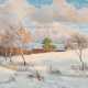 Paul Müller-Kaempff (Oldenburg/O. 1861 - Berlin 1941). Winter bei Ahrenshoop. - Foto 1