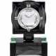CARTIER. A MAGNIFICENT AND VERY RARE 18K WHITE GOLD AND DIAMOND-SET MYSTERY CLOCK WITH EMERALD, CHRYSOPRASE, ONYX AND OBSIDIAN - Foto 1 CARTIER. A MAGNIFICENT AND VERY RARE 18K WHITE GOLD AND DIAMOND-SET MYSTERY CLOCK WITH EMERALD, CHRYSOPRASE, ONYX AND OBSIDIAN - Foto 1