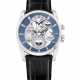 PARMIGIANI FLEURIER. A STAINLESS STEEL AUTOMATIC SEMI-SKELETONISED WRISTWATCH WITH DUAL TIME, DUAL DAY/NIGHT INDICATIONS AND DATE - photo 1