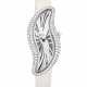 CARTIER. A 18K WHITE GOLD AND DIAMOND-SET ASYMMETRICAL WRISTWATCH - Foto 1