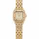 CARTIER. A LADY`S ATTRACTIVE 18K GOLD AND DIAMOND-SET BRACELET WATCH - photo 1 CARTIER. A LADY`S ATTRACTIVE 18K GOLD AND DIAMOND-SET BRACELET WATCH - photo 1