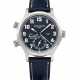 PATEK PHILIPPE. AN 18K WHITE GOLD AUTOMATIC DUAL TIME WRISTWATCH WITH SWEEP CENTRE SECONDS, DUAL DAY/NIGHT INDICATION AND DATE - photo 1