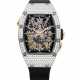 RICHARD MILLE. A LADY`S ATTRACTIVE 18K WHITE GOLD AND DIAMOND-SET TONNEAU-SHAPED AUTOMATIC SEMI-SKELETONISED WRISTWATCH WITH DATE - Foto 1 RICHARD MILLE. A LADY`S ATTRACTIVE 18K WHITE GOLD AND DIAMOND-SET TONNEAU-SHAPED AUTOMATIC SEMI-SKELETONISED WRISTWATCH WITH DATE - Foto 1