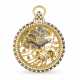 AUDEMARS PIGUET. 18K GOLD, DIAMOND AND SAPPHIRE-SET SKELETONISED POCKET WATCH - photo 1