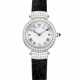BREGUET. A LADY`S 18K WHITE GOLD, DIAMOND AND GREEN GEMSTONE-SET WRISTWATCH - фото 1