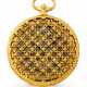 AUDEMARS PIGUET. A DELICATE 18K GOLD SKELETONISED POCKET WATCH - Foto 1