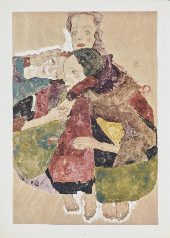 Auction Egon Schiele - watercolors and drawings, Selected and edited by Erwin Mitsch — buy ...