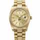 ROLEX, YELLOW GOLD 'DAY-DATE', MADE FOR SNAS (SAUDI NATIONAL AVIATION SERVICES), REF. 18038 - photo 1