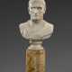 A WHITE MARBLE BUST OF THE EMPEROR BRUTUS - photo 1