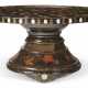 A JAPANESE EXPORT BRASS-MOUNTED, PORCELAIN-INSET AND BLACK AND GILT LACQUER CENTER TABLE - photo 1