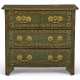 A REGENCE ORMOLU-MOUNTED AND GREEN-AND-GILT JAPANNED COMMODE - photo 1