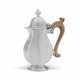 A GEORGE I SILVER HOT MILK JUG - photo 1