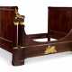 A RESTAURATION ORMOLU-MOUNTED AND MIRROR-INSET MAHOGANY LIT D'ALCOVE - photo 1