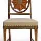 A RUSSIAN BRASS-MOUNTED MAHOGANY SIDE CHAIR - photo 1