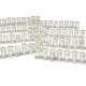 A SET OF SEVENTY-NINE FRENCH SILVER CASTERS - photo 1