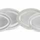 A SET OF FOUR GEORGE III SILVER MEAT DISHES - Foto 1