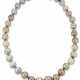MIKIMOTO CULTURED PEARL AND DIAMOND NECKLACE - photo 1