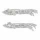 VAN CLEEF & ARPELS SET OF DIAMOND BARRETTE CLIPS - photo 1