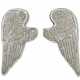 A PAIR OF SPANISH OR SPANISH COLONIAL SILVER WINGS - фото 1