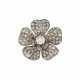 LATE 19TH CENTURY DIAMOND AND RUBY FLOWER BROOCH - photo 1
