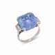 ART DECO SAPPHIRE AND DIAMOND RING - photo 1