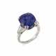 MONTURE BOUCHERON SAPPHIRE AND DIAMOND RING - photo 1