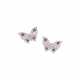 BELPERRON MID 20TH CENTURY RUBY AND DIAMOND BUTTERFLY CLIP BROOCHES - photo 1