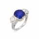 SAPPHIRE AND DIAMOND RING - фото 1