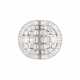 CARTIER ART DECO DIAMOND DOUBLE CLIP BROOCH - Foto 1