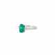 . Colombian Emerald-Diamond-Ring - photo 1