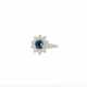 Saphir-Diamant-Ring - Foto 1