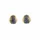 . Gemstone-Diamond-Ear-Stud-Clips - photo 1