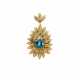 . Topaz-Diamond-Pendant - photo 1