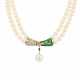 . Pearl-Emerald-Diamond-Necklace - photo 1
