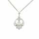 . Pearl-Diamond-Pendant-Necklace - photo 1