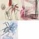 Martin Disler. Mixed Lot of 3 Works on Paper - photo 1