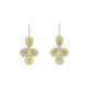 COLOURED DIAMOND AND DIAMOND EARRINGS - фото 1