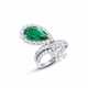 EMERALD AND DIAMOND RING - фото 1