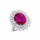 RUBY AND DIAMOND RING - фото 1