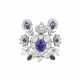 NO RESERVE - GUCCI TANZANITE, SAPPHIRE AND DIAMOND 'HORTUS DELICIARUM' BROOCH - photo 1