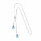 AQUAMARINE AND DIAMOND NECKLACE/EARRINGS - photo 1