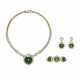 NO RESERVE - SUITE OF JADEITE AND DIAMOND JEWELLERY - photo 1