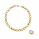 NO RESERVE - PEARL, DIAMOND AND SAPPHIRE NECKLACE AND RING - photo 1