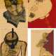 Max Neumann. Mixed Lot Of 4 Works On Paper - photo 1