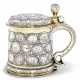 TANKARD À MONNAIE ALLEMAND EN ARGENT ET VERMEIL OU MÜNZHUMPEN - photo 1